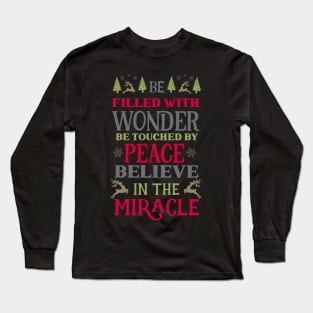 Be filled with wonder be Long Sleeve T-Shirt